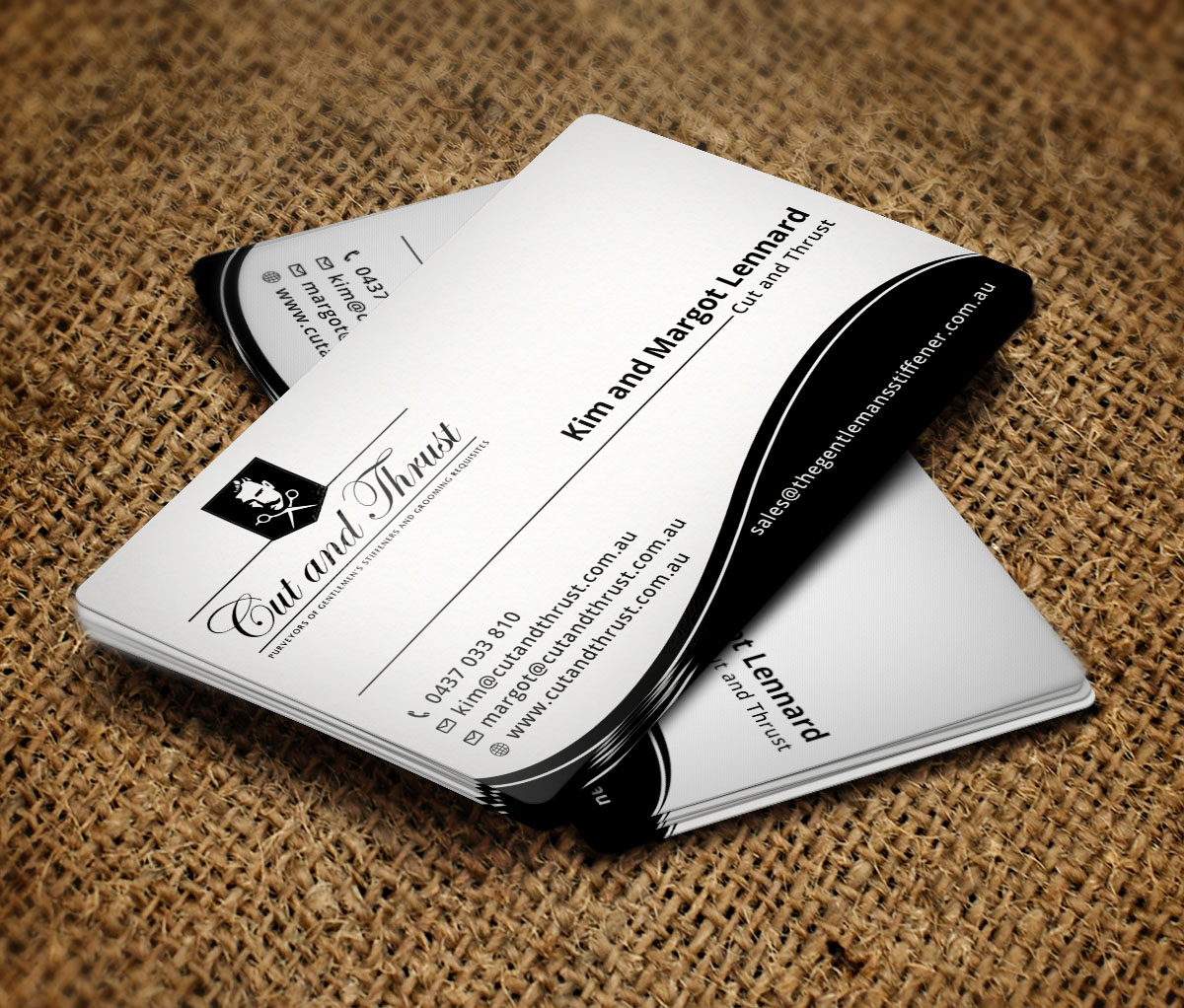 Business Card Design by Verified artistry (Design garden) for Cut and Thrust | Design #10255658