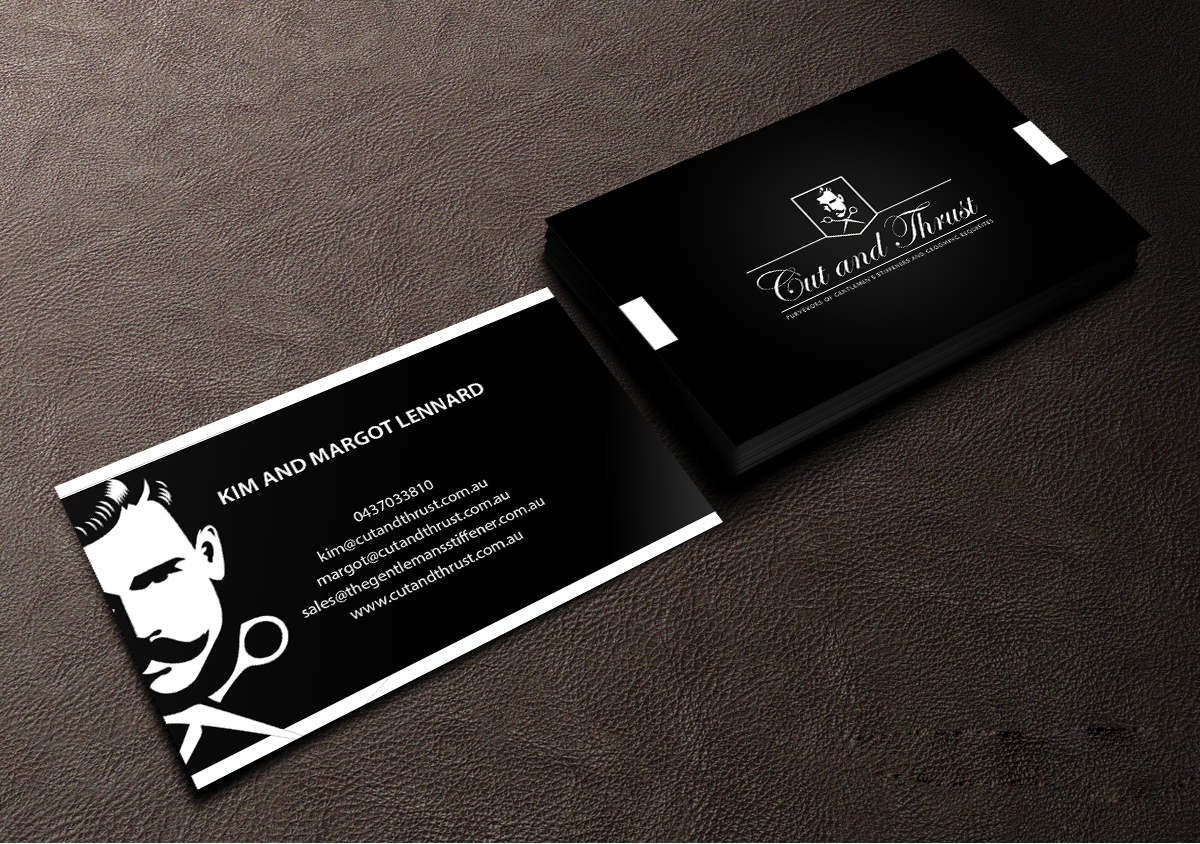 Business Card Design by Creations Box 2015 for Cut and Thrust | Design #10249611