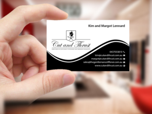 Visitenkarten-Design von Creations Box 2015 für Cut and Thrust | Design: #10249624