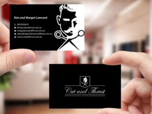 Visitenkarten-Design von Creations Box 2015 für Cut and Thrust | Design: #10249625