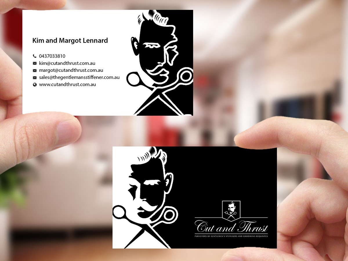 Business Card Design by Creations Box 2015 for Cut and Thrust | Design #10249626
