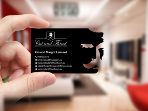 Visitenkarten-Design von Creations Box 2015 für Cut and Thrust | Design: #10249628