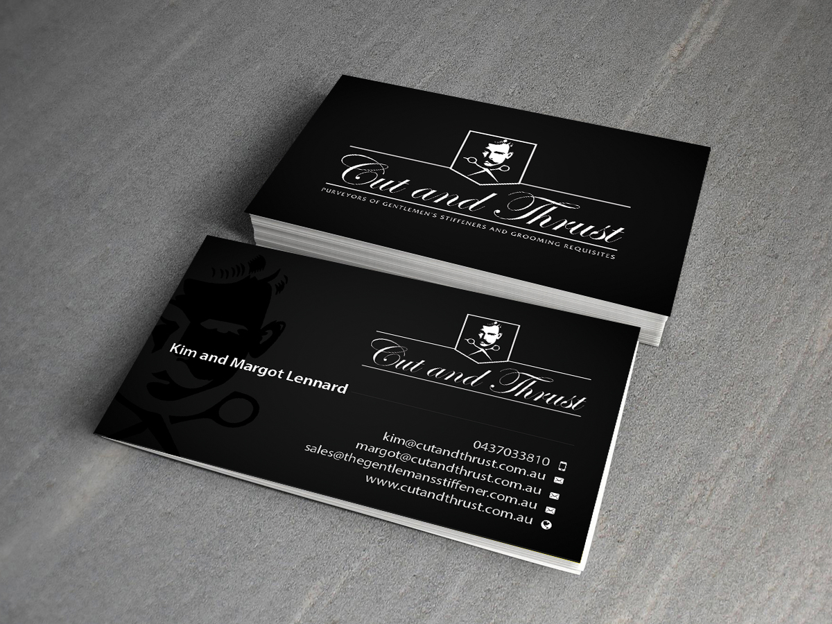 Visitenkarten-Design von Creations Box 2015 für Cut and Thrust | Design #10249629