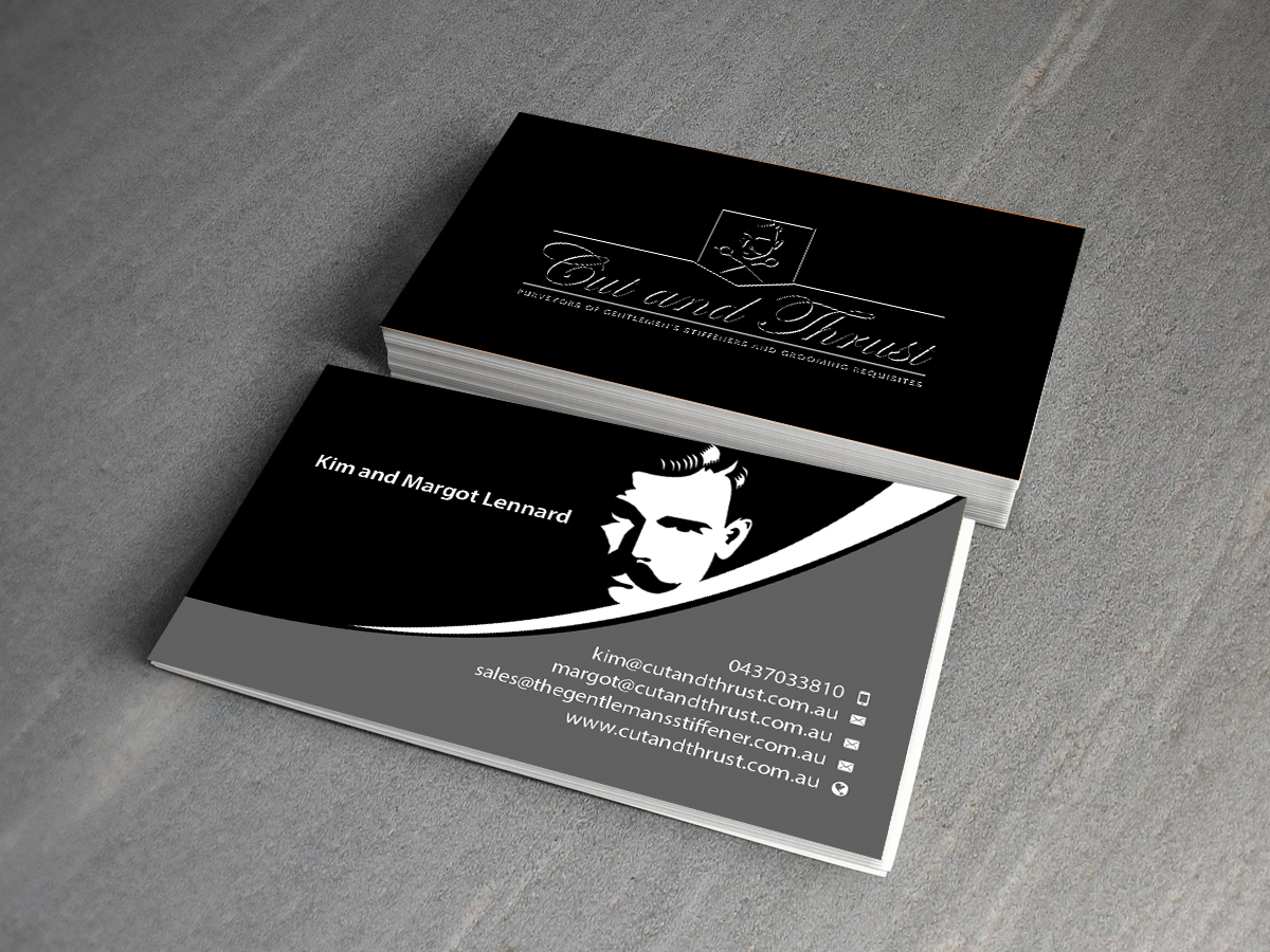 Visitenkarten-Design von Creations Box 2015 für Cut and Thrust | Design #10249630