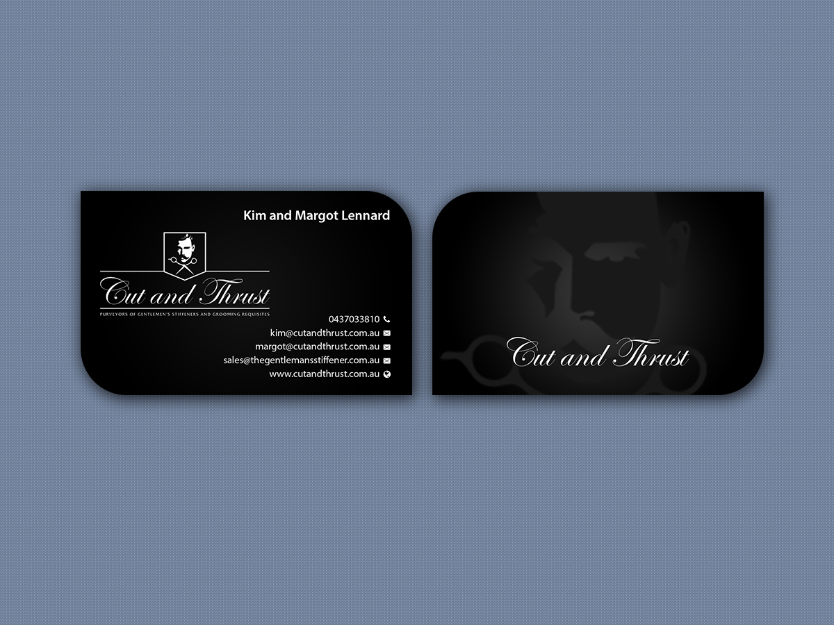 Business Card Design by Creations Box 2015 for Cut and Thrust | Design #10249640