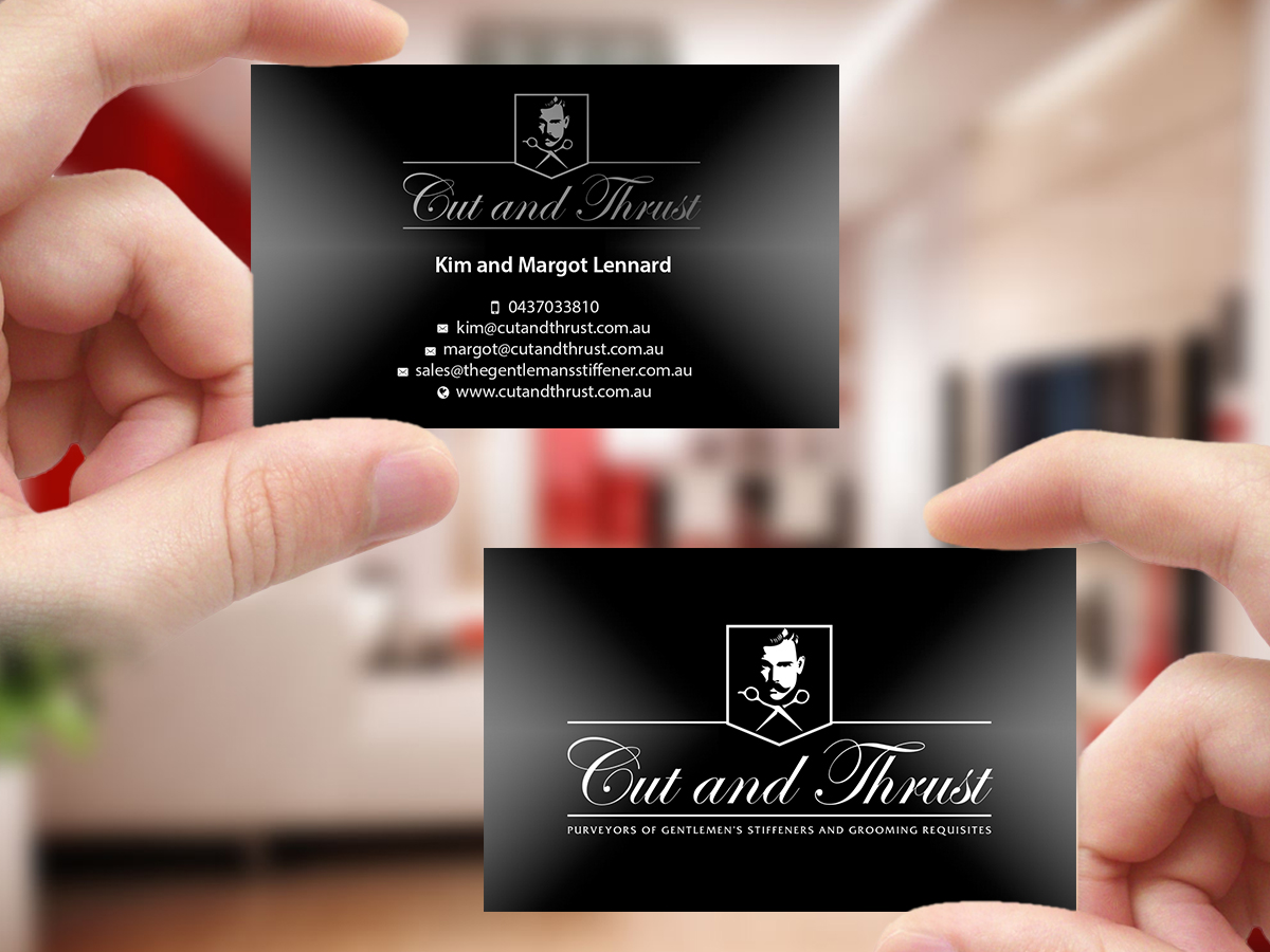 Visitenkarten-Design von Creations Box 2015 für Cut and Thrust | Design #10249680