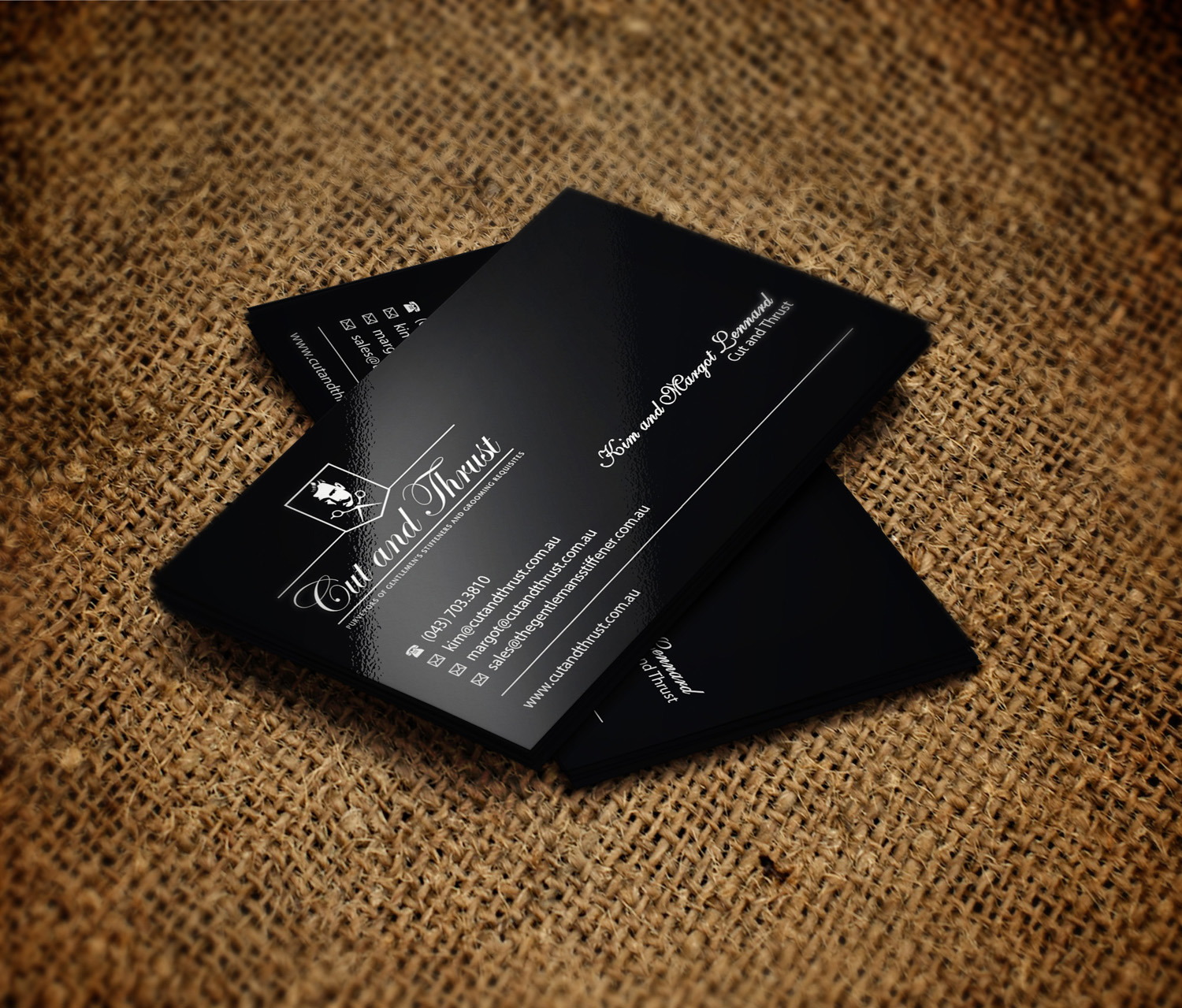 Design de Carte de Visite par OxonoArt pour Cut and Thrust | Design #10231730