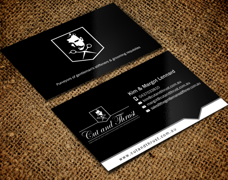 Visitenkarten-Design von Brand aid für Cut and Thrust | Design #10237038