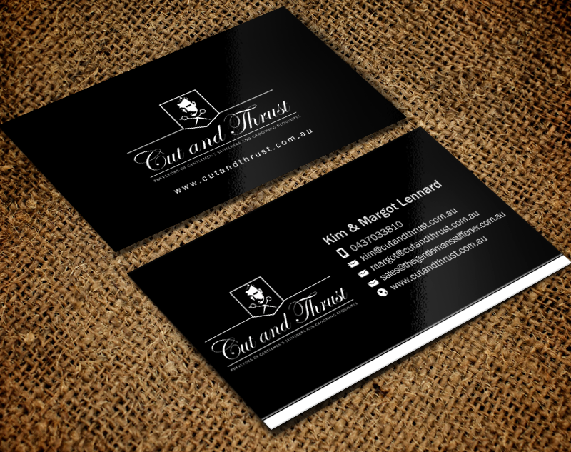 Business Card Design by Brand aid for Cut and Thrust | Design #10237039