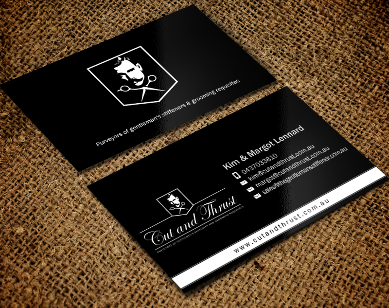 Business Card Design by Brand aid for Cut and Thrust | Design #10237053