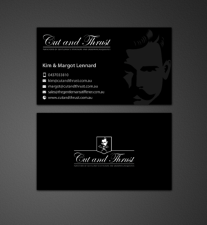 Design de Carte de Visite par chandrayaan.creative pour Cut and Thrust | Design : #10238687