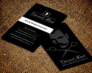 Visitenkarten-Design von chandrayaan.creative für Cut and Thrust | Design: #10238690