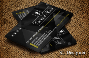 Design de Carte de Visite par SL Designer pour Cut and Thrust | Design : #10224972