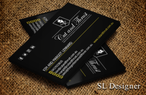 Design de Carte de Visite par SL Designer pour Cut and Thrust | Design : #10224973