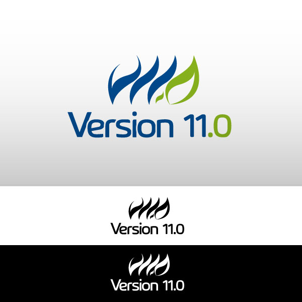 Logo Design by Akayuki Designs for Version 11.0 Inc | Design #18872