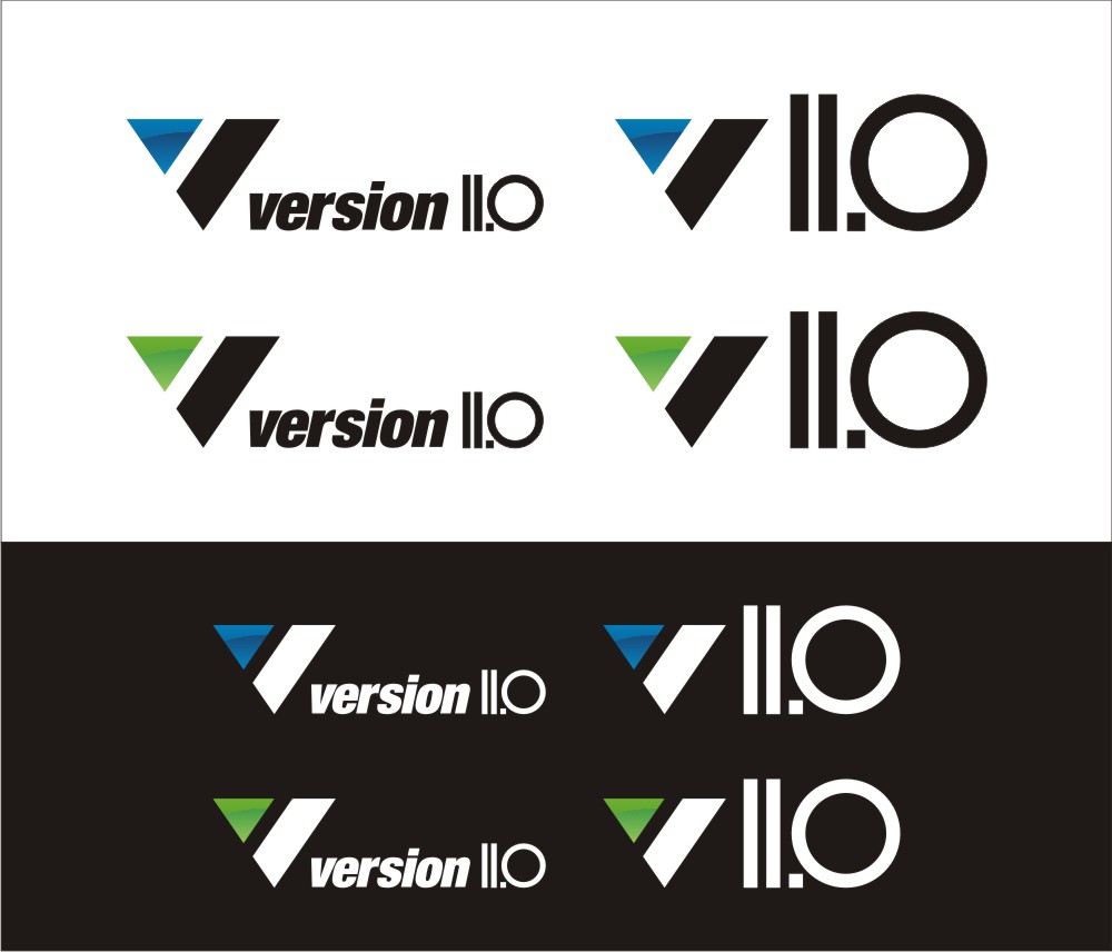 Logo Design by In2Graphics for Version 11.0 Inc | Design #21491