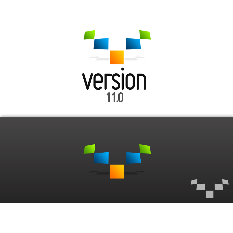 Logo Design by REX for Version 11.0 Inc | Design #19659