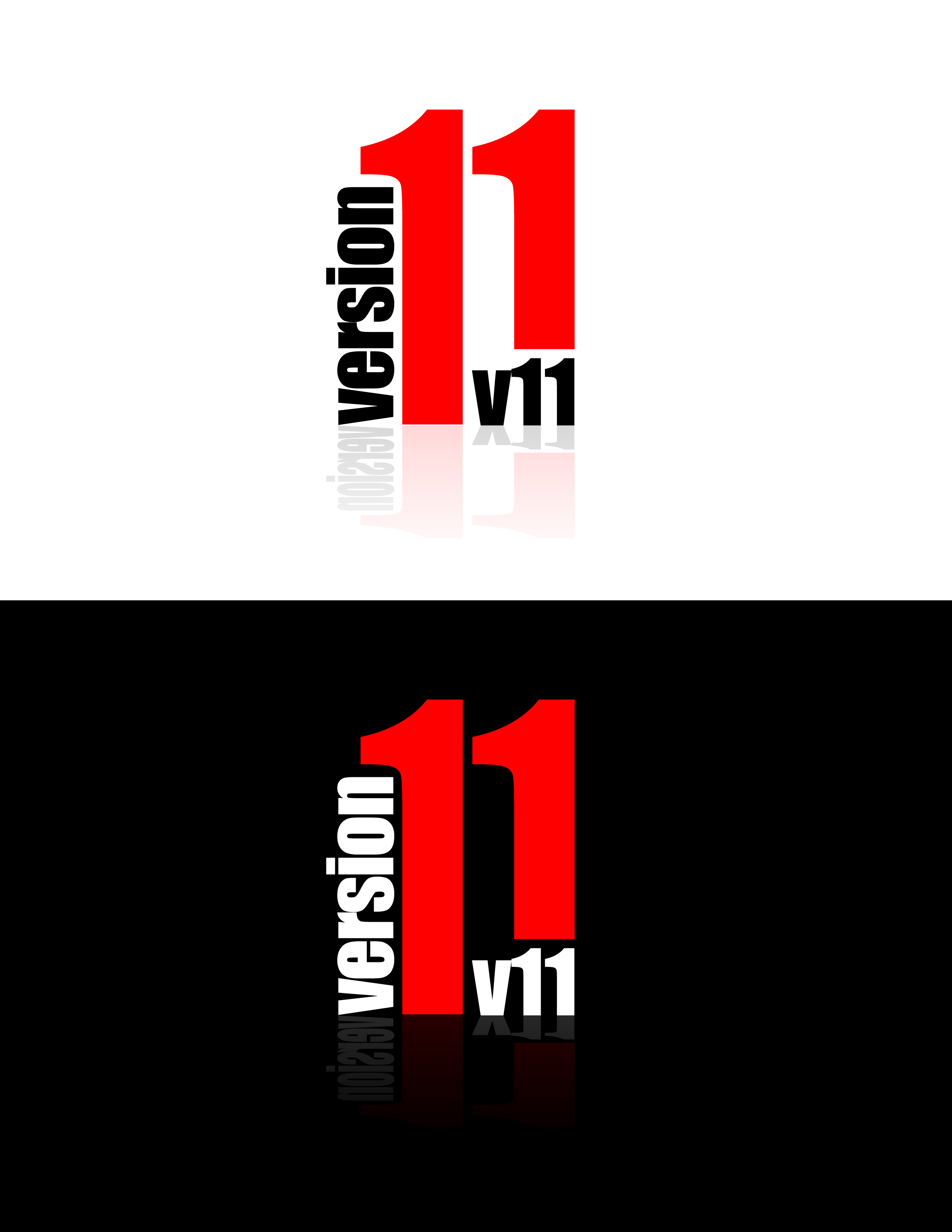 Logo Design by Perkins Design Studio for Version 11.0 Inc | Design #20819