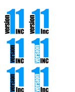 Logo Design by Perkins Design Studio for Version 11.0 Inc | Design: #20963