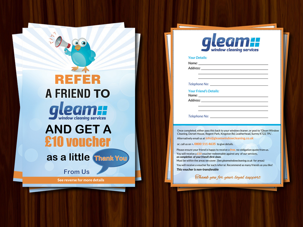 refer a friend flyer