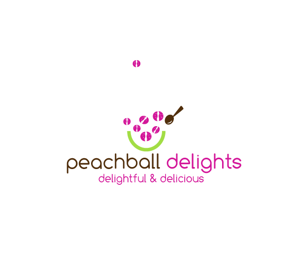 Logo Design by Hiccups Design for Peachball Delights | Design #2187523