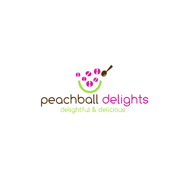 Logo Design by Hiccups Design for Peachball Delights | Design #2213258
