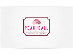 Logo Design by Cherry Pop Design for Peachball Delights | Design: #2211582