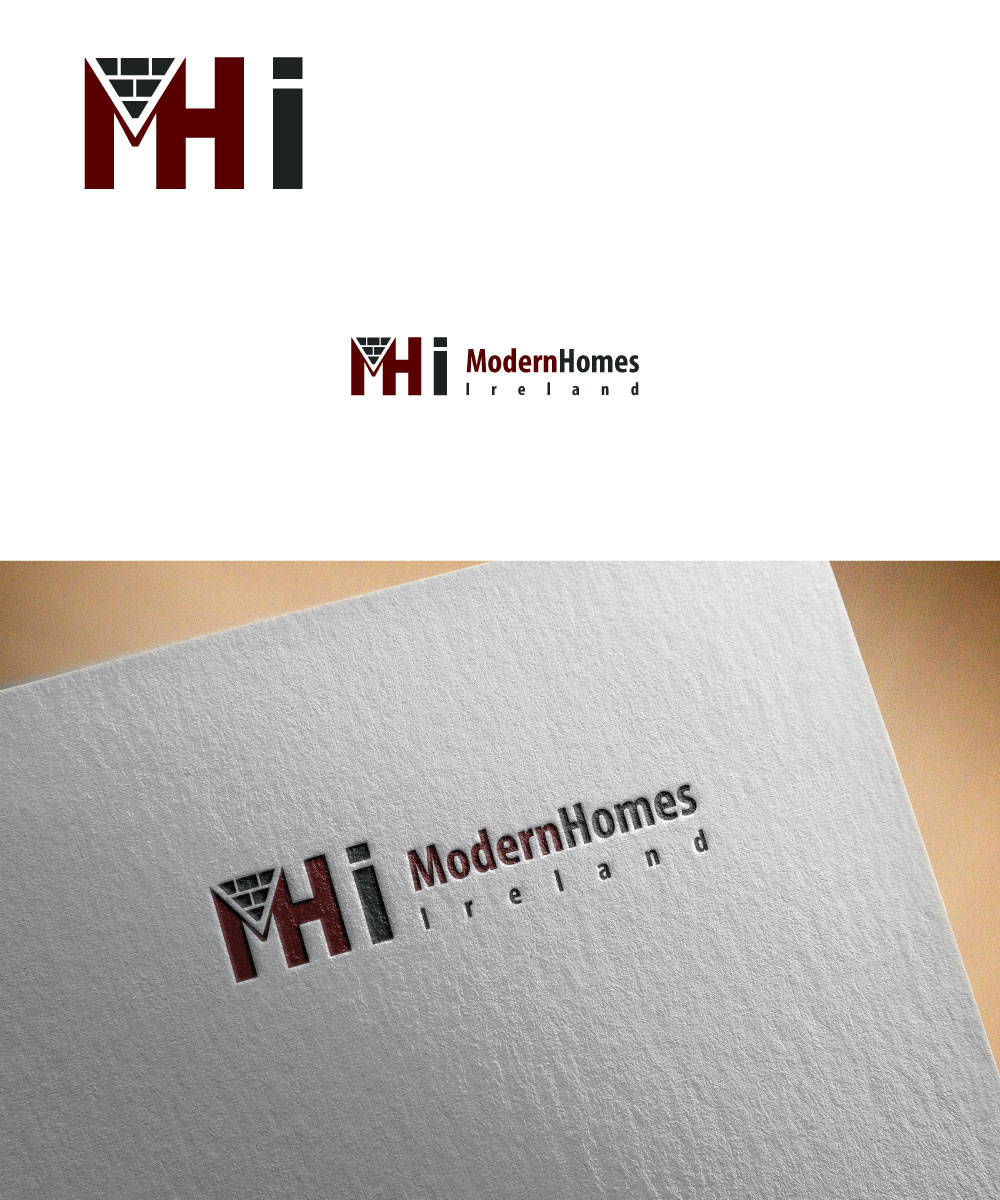 Logo Design by WORLDGAON PVT LTD for Modern Homes Ireland | Design #10262530