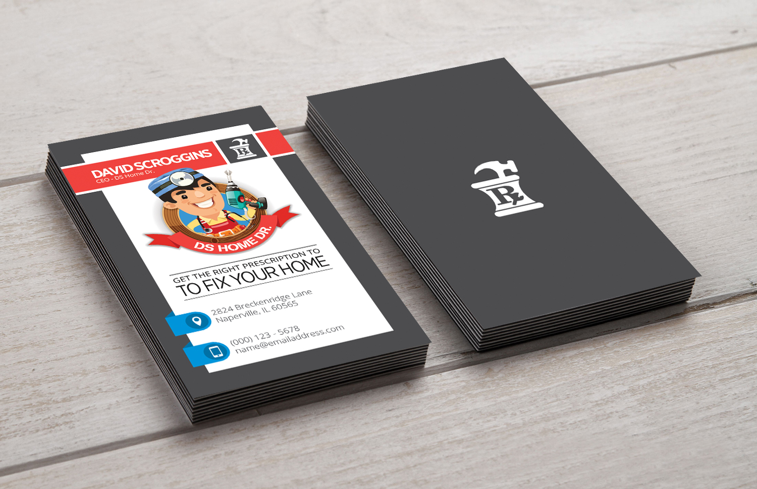 Business Card Design by Brian Ellis for DS Home Dr. | Design #10237573