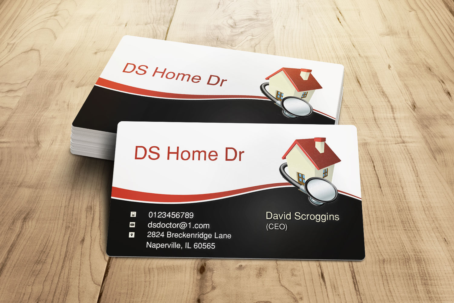 Business Card Design by Lanka Ama for DS Home Dr. | Design #10238035