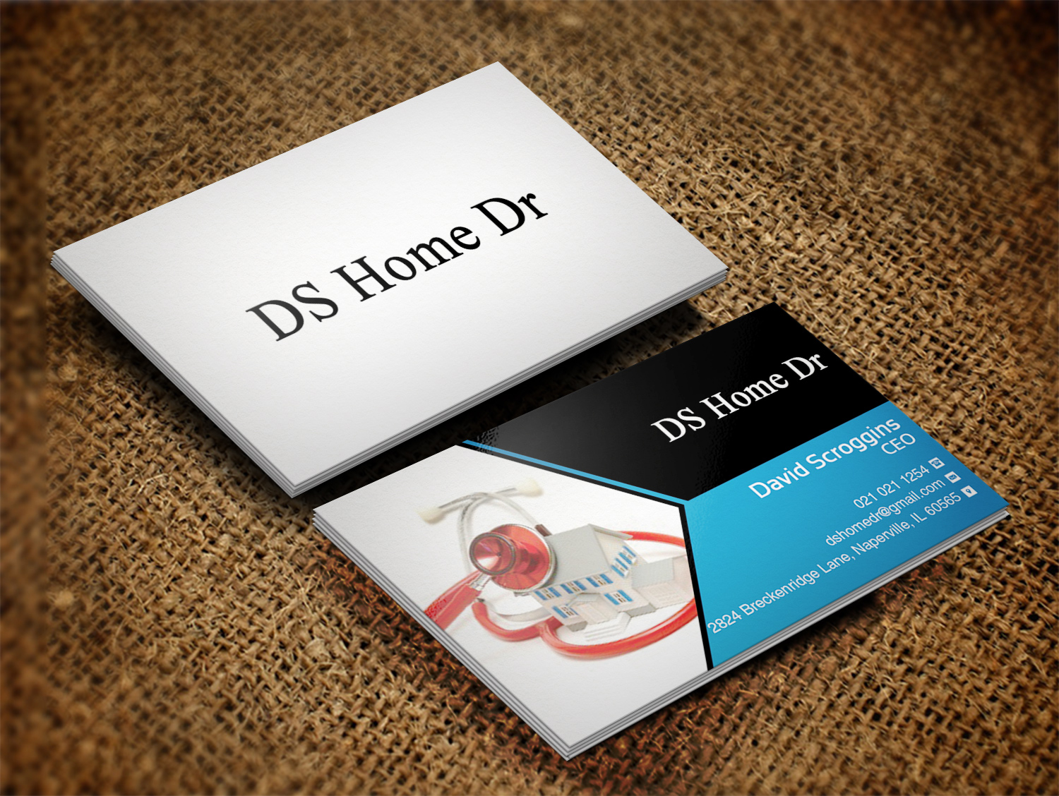Business Card Design by Lanka Ama for DS Home Dr. | Design #10238045
