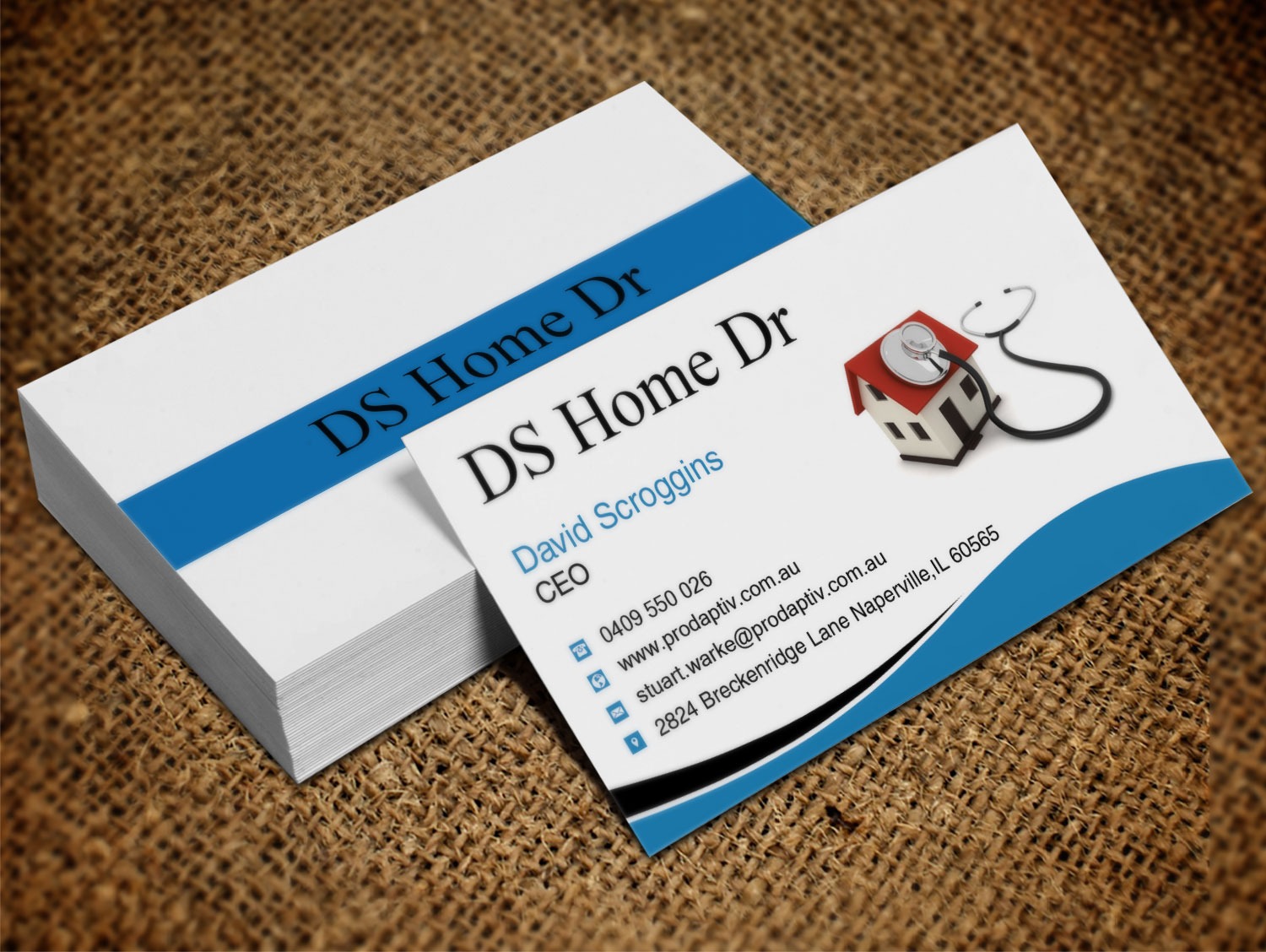 Diseño de Tarjeta de Presentación por Lanka Ama para DS Home Dr. | Diseño #10238046