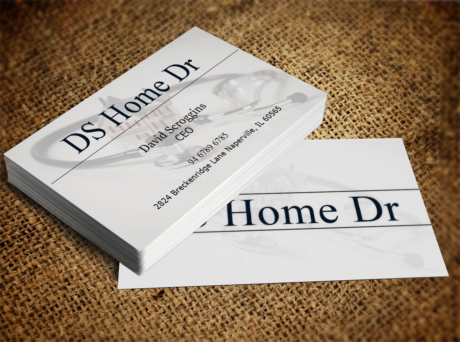 Diseño de Tarjeta de Presentación por Lanka Ama para DS Home Dr. | Diseño #10238053