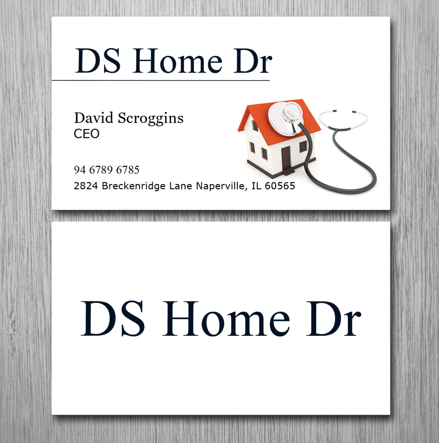Business Card Design by Lanka Ama for DS Home Dr. | Design #10238057