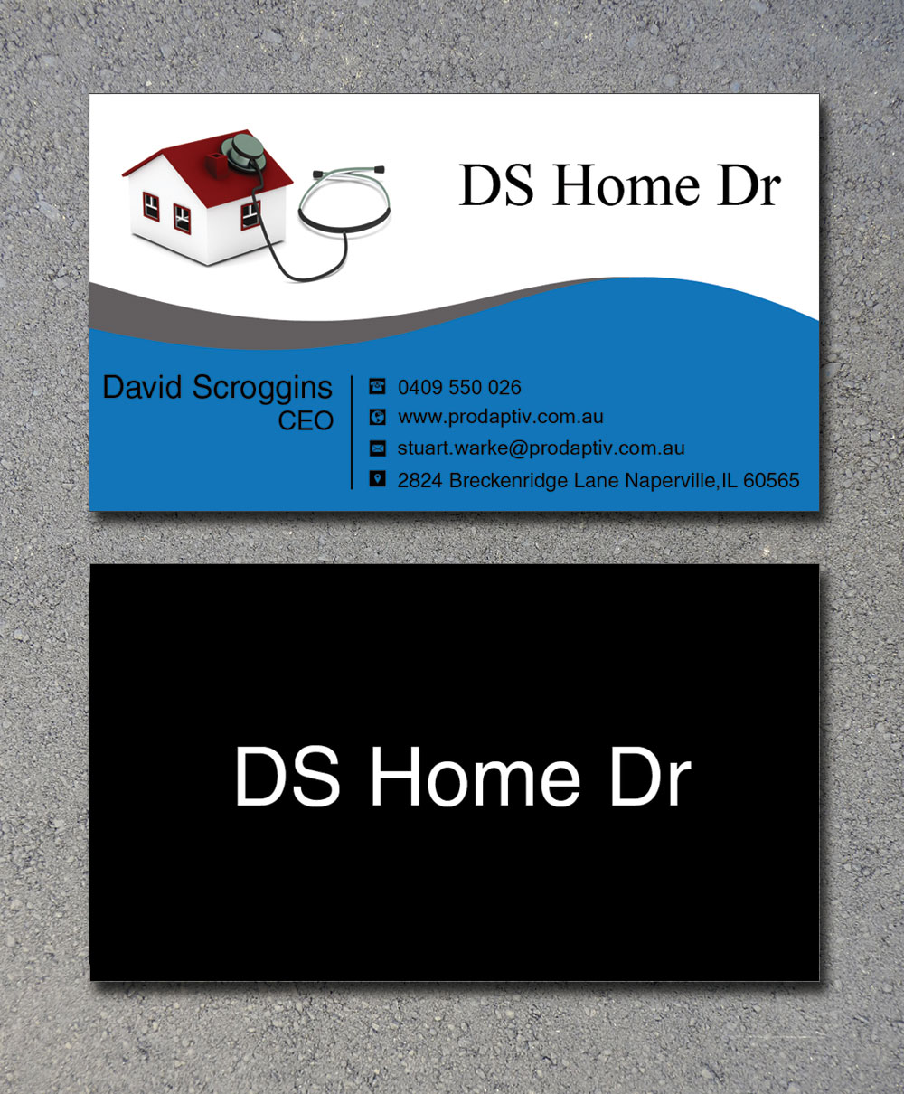 Design de Carte de Visite par Lanka Ama pour DS Home Dr. | Design #10238061