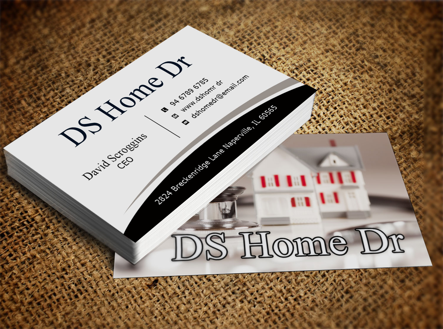 Business Card Design by Lanka Ama for DS Home Dr. | Design #10238063
