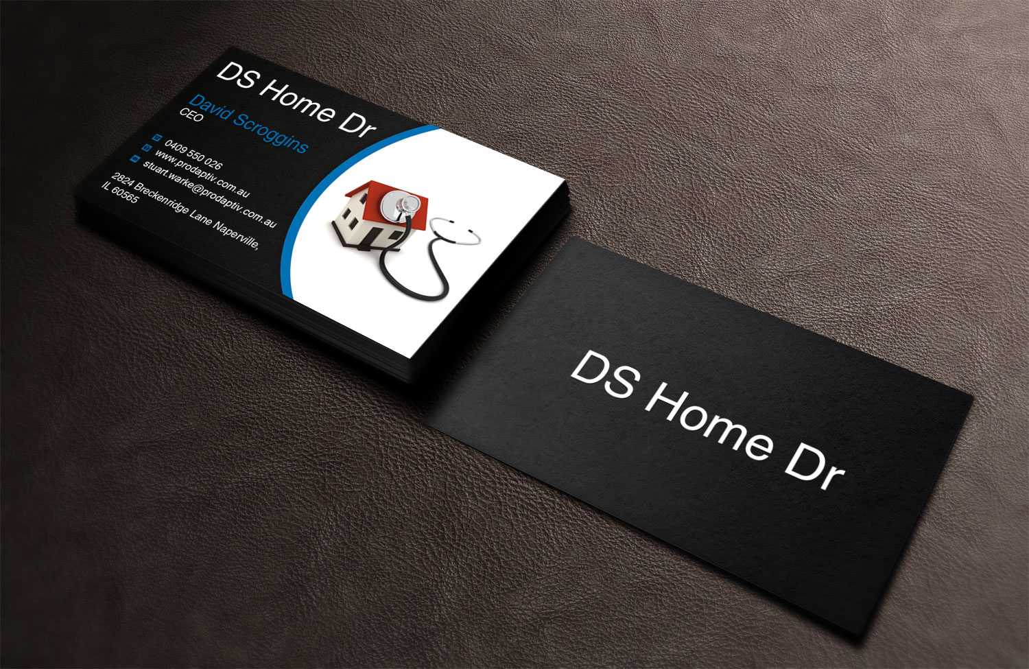 Business Card Design by Lanka Ama for DS Home Dr. | Design #10238064
