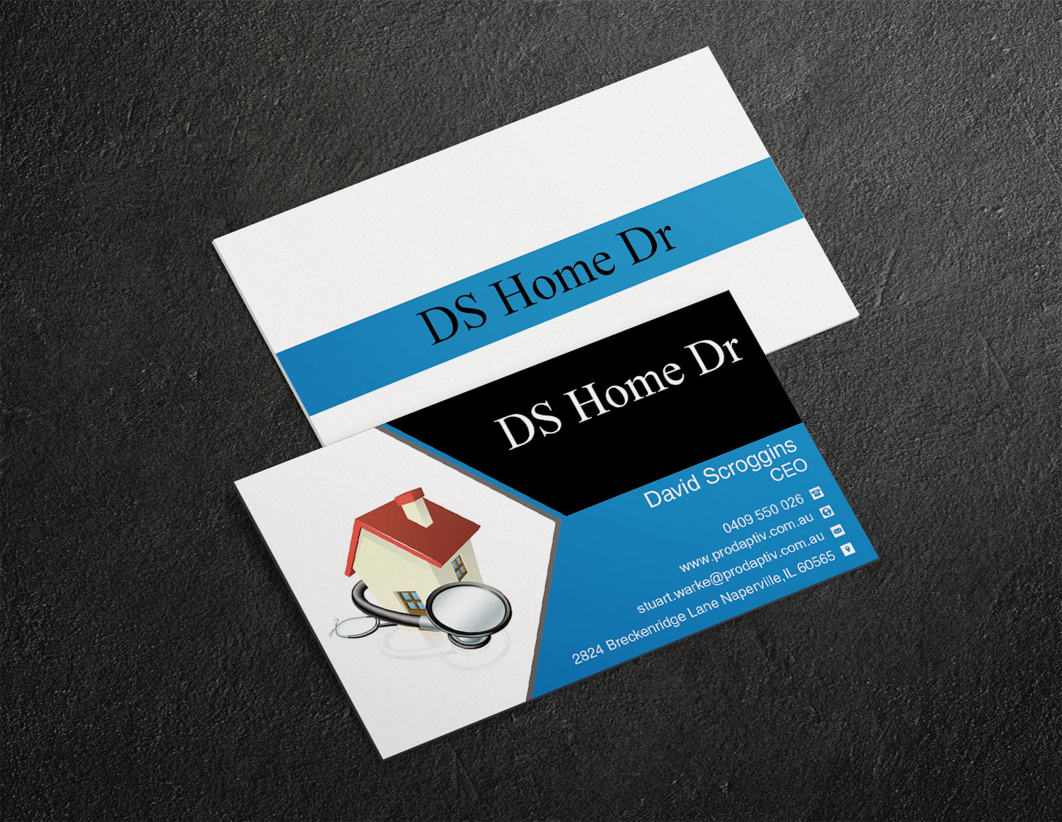 Business Card Design by Lanka Ama for DS Home Dr. | Design #10238071