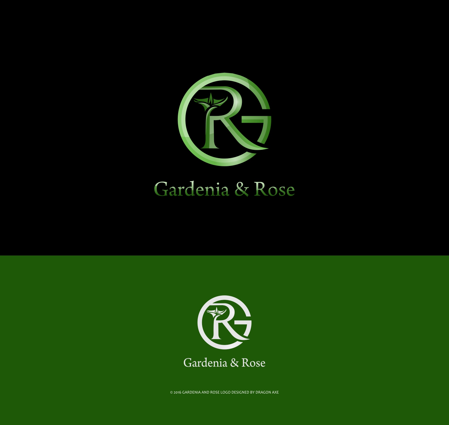 Logo Design by Exotic Blue for Gardenia and Rose | Design #10253816
