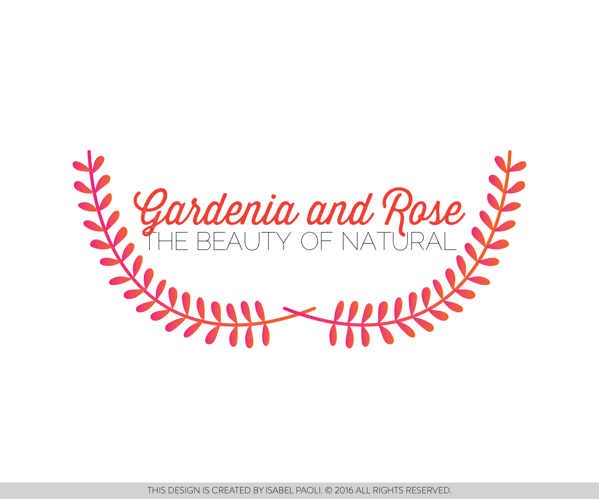 Diseño de Logo por isabel.paoli para Gardenia and Rose | Diseño #10237380
