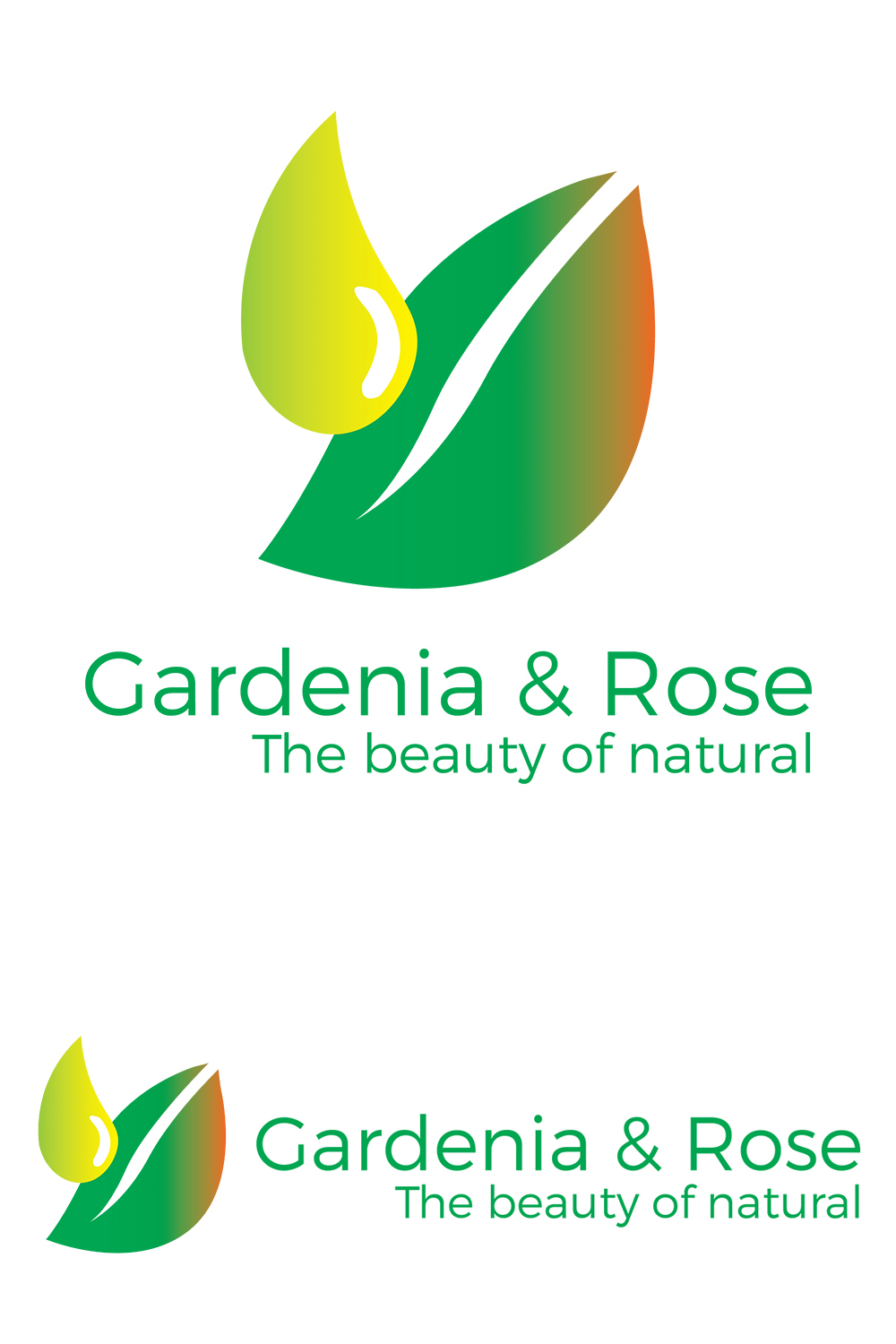 Logo Design by Sen Design for Gardenia and Rose | Design #10265628