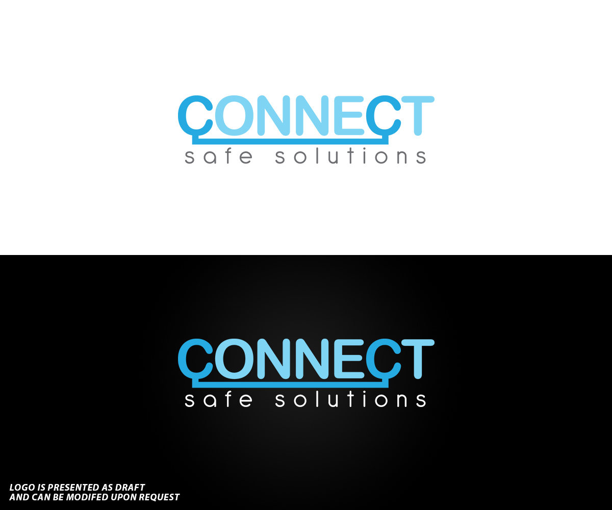 Logo Design by Professor P for Connect Safe solutions | Design #10264879