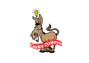 Logo Design by  koolmoiz for Genius Donkeys | Design #2170632
