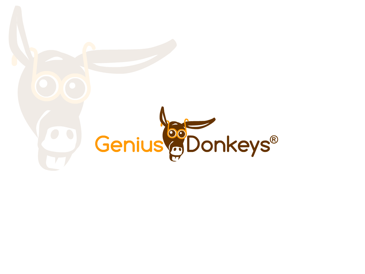Logo Design by REDcrackers.com for Genius Donkeys | Design #2204359