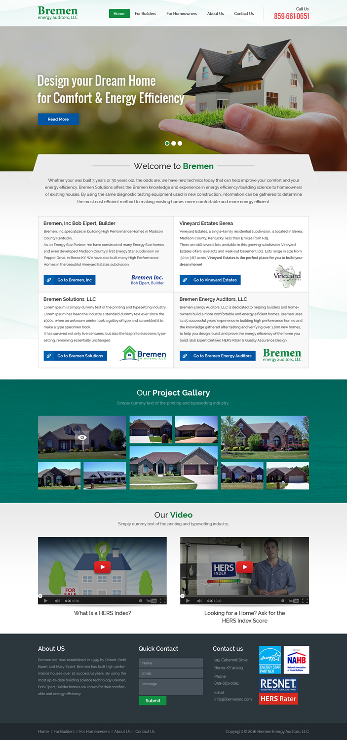 Web Design par Sbss pour Stay at Norris Lake Inc | Design #10265950