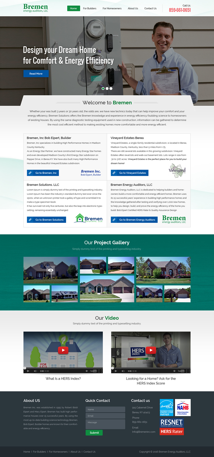 Web Design par Sbss pour Stay at Norris Lake Inc | Design #10265951