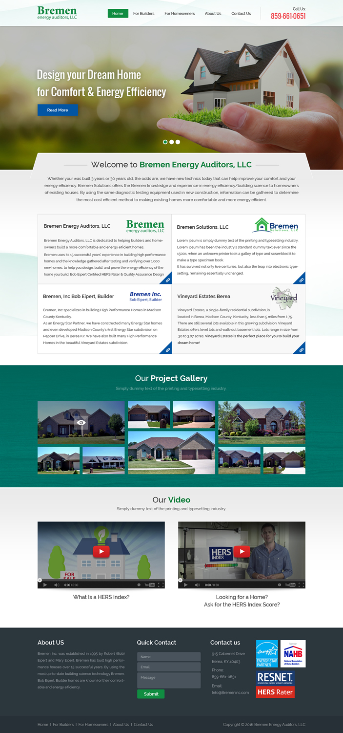 Web Design par Sbss pour Stay at Norris Lake Inc | Design #10266394