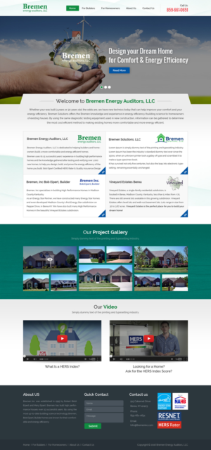 Web Design by Sbss for Stay at Norris Lake Inc | Design: #10266397