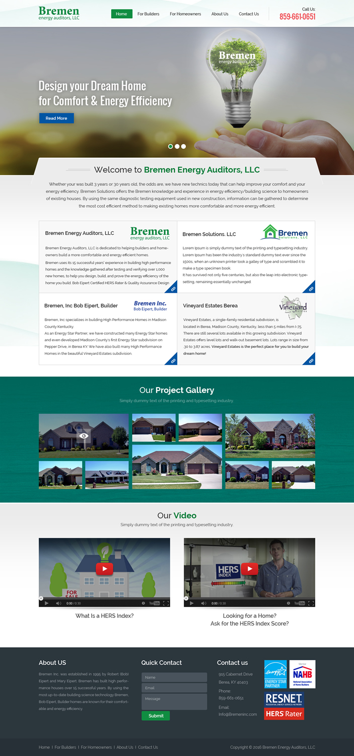Web Design par Sbss pour Stay at Norris Lake Inc | Design #10266400