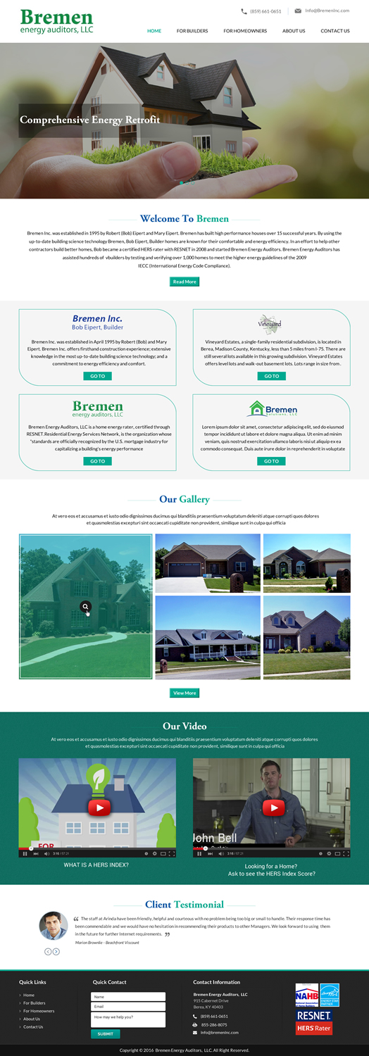Web Design par Sbss pour Stay at Norris Lake Inc | Design #10267287